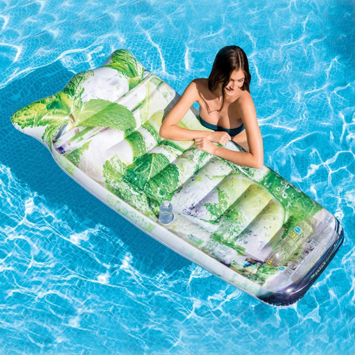 Надуваем дюшек Intex 58778 Mojito 170 x 90 cm
