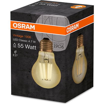 LED КР E27 7W A55 FIL VINTAGE OSRAM LED КР E27 7W A55 FIL VINTAGE OSRAM