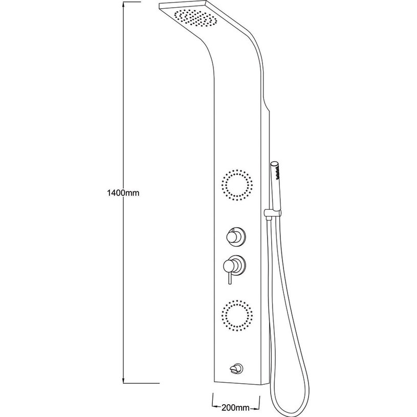 ХИДРОМАСАЖЕН ПАНЕЛ КЕЛИ 3618^^ ХИДРОМАСАЖЕН ПАНЕЛ КЕЛИ 3618^^