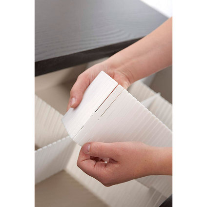 РАЗДЕЛИТЕЛ ЗА ЧЕКМЕДЖЕ БЯЛ 44x10 cm РАЗДЕЛИТЕЛ ЗА ЧЕКМЕДЖЕ БЯЛ 44x10 cm