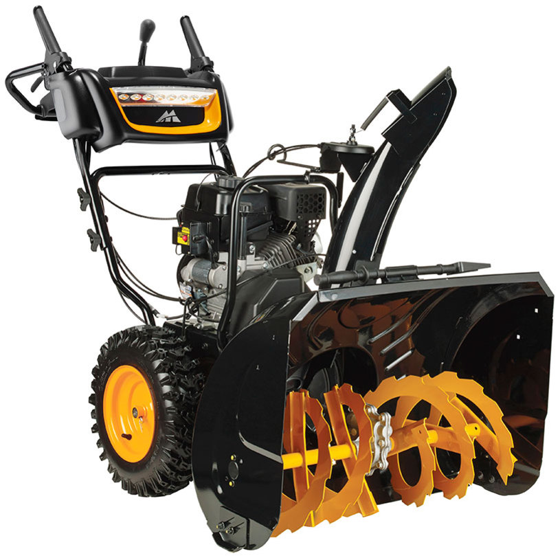 Electric start and power steering for easy handling