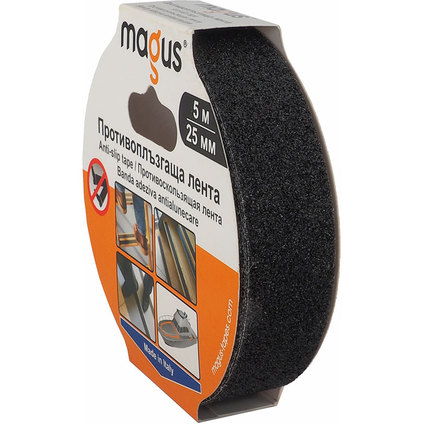 ПРОТИВОПЛЪЗГАЩА ЛЕНТА 5 m/25 mm ЧЕРНА ПРОТИВОПЛЪЗГАЩА ЛЕНТА 5 m/25 mm ЧЕРНА
