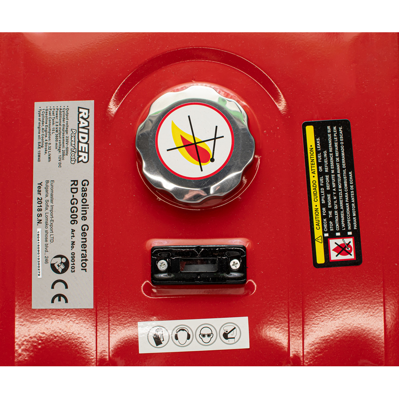 RAIDER Генератор за ток 2.8 kW RD-GG06 RAIDER Генератор за ток 2.8 kW RD-GG06