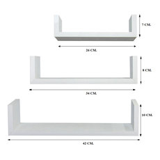 КОМПЛЕКТ РАФТОВЕ ЗА СТЕНА MAXHOME 3 БР. БЯЛ КОМПЛЕКТ РАФТОВЕ ЗА СТЕНА MAXHOME 3 БР. БЯЛ