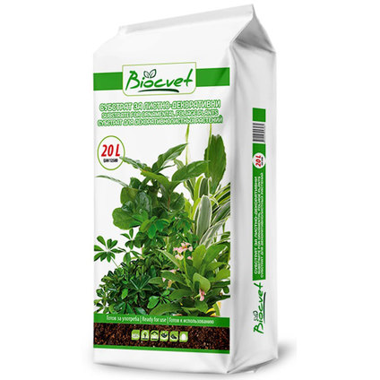 СУБСТРАТ ЗА ЗЕЛЕНИ РАСТЕНИЯ 20Л BIOCVET СУБСТРАТ ЗА ЗЕЛЕНИ РАСТЕНИЯ 20Л BIOCVET