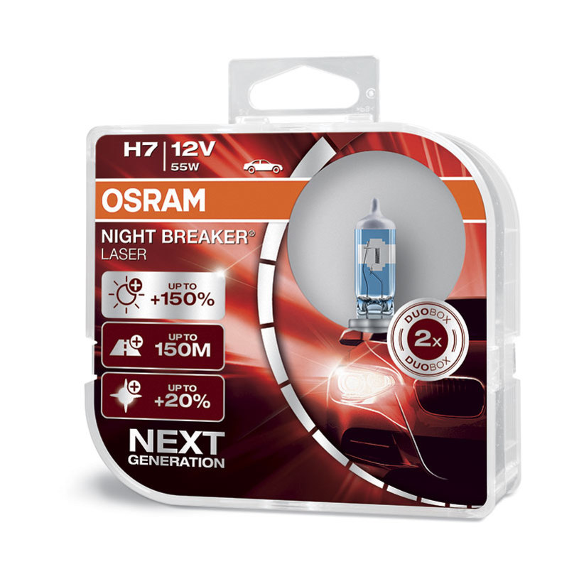 OSRAM DUOBOX 64210 NL +150% H7 55W 12V OSRAM DUOBOX 64210 NL +150% H7 55W 12V