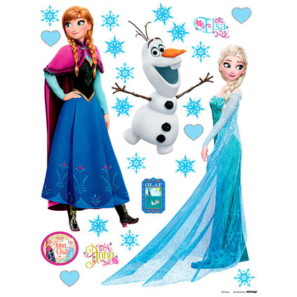 СТИКЕР DISNEY 65Х85/1Ч ЕЛЗА, АННА, ОЛАФ СТИКЕР DISNEY 65Х85/1Ч ЕЛЗА, АННА, ОЛАФ