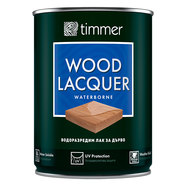 ВОДОРАЗРЕДИМ ЛАК ЗА ДЪРВО БЕЗЦВЕТЕН МАТ 750 ML TIMMER ВОДОРАЗРЕДИМ ЛАК ЗА ДЪРВО БЕЗЦВЕТЕН МАТ 750 ML TIMMER