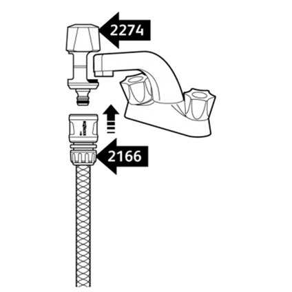 HOZELOCK КОНЕКТОР/ВРЪЗКА ЗА КРАН 2274 HOZELOCK КОНЕКТОР/ВРЪЗКА ЗА КРАН 2274