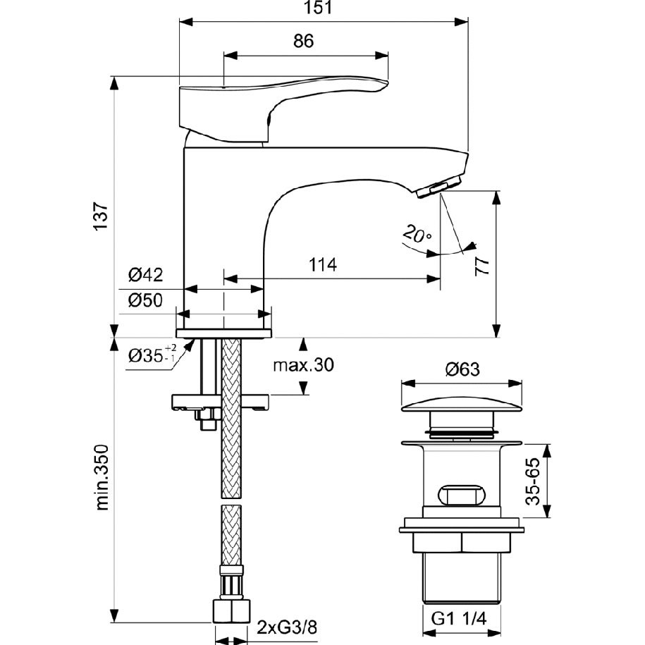 Easy-Fix mounting — fit it single-handed