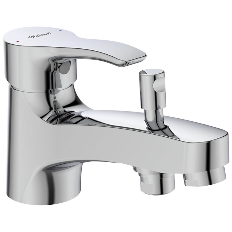 Automatic diverter between bath and shower