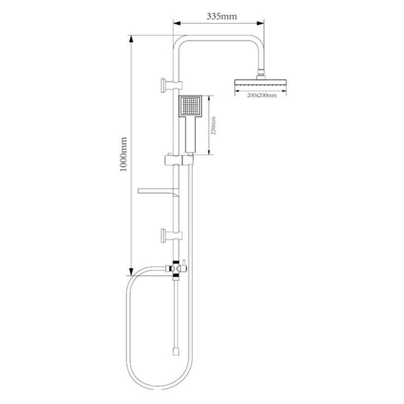 ДУШ КОМПЛЕКТ YS34194 ДУШ КОМПЛЕКТ YS34194