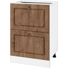 КУХНЕНСКИ ШКАФ ДОЛЕН РЕД С ДВЕ ЧЕКМЕДЖЕТА IRIM 60X55X87 СМ КУХНЕНСКИ ШКАФ ДОЛЕН РЕД С ДВЕ ЧЕКМЕДЖЕТА IRIM 60X55X87 СМ