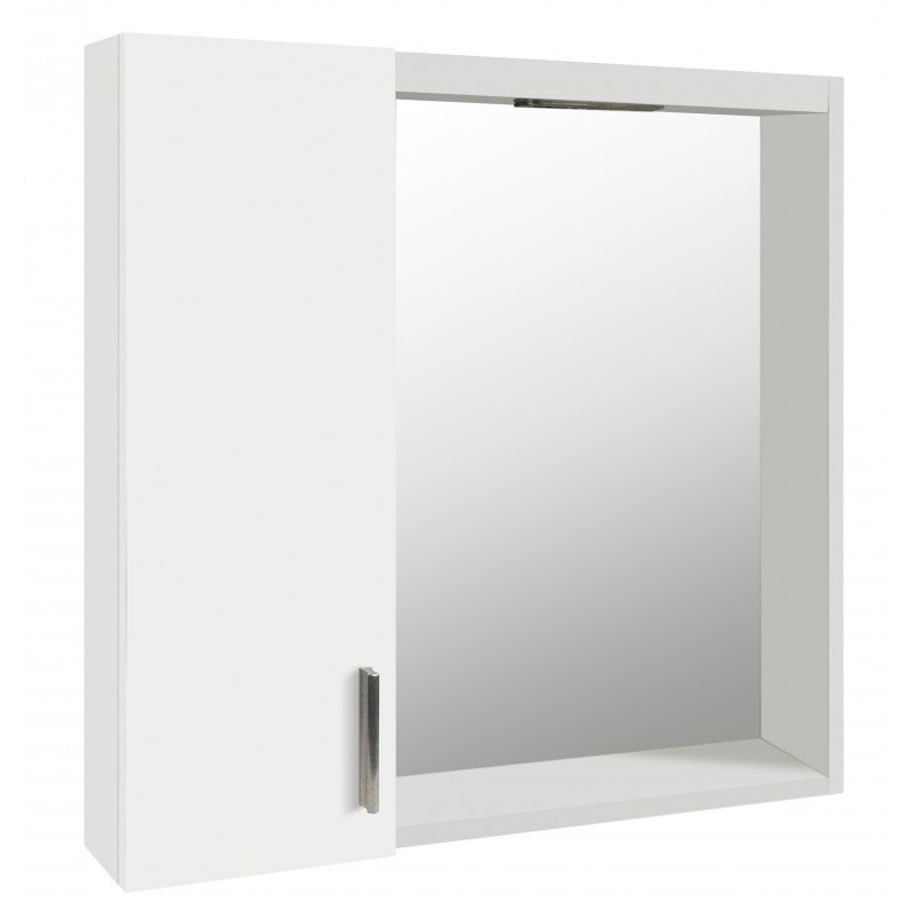 INTER CERAMIC KAYRA Bathroom Mirror Cabinet 60x60 cm with LED Light