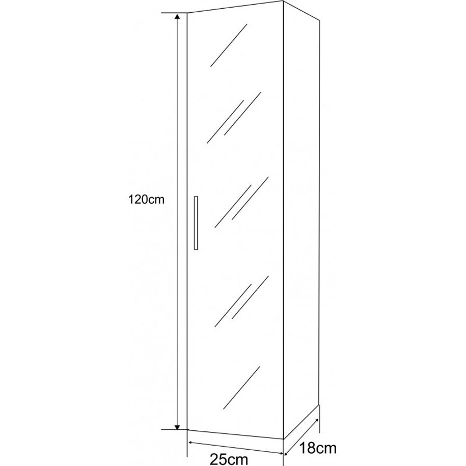 Reversible door for left or right opening