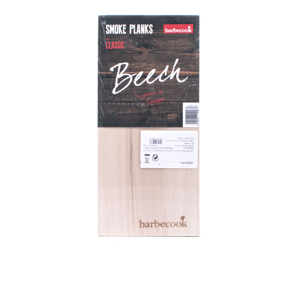 Barbecook Beech Wood Smoking Planks — Set of 2, 30 x 14 cm