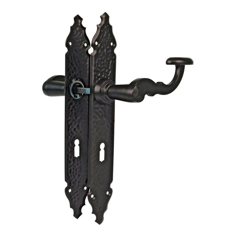 Дръжка врата 350-280x45/72мм, черно мат Дръжка врата 350-280x45/72мм, черно мат