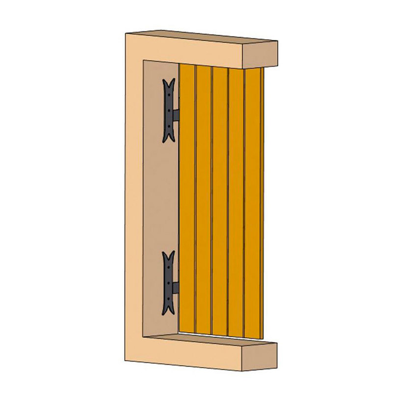 Панта Т-образна мод.5000, дясна, черно м Панта Т-образна мод.5000, дясна, черно м