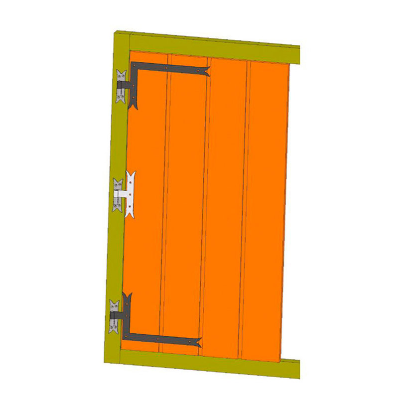 Панта ъглова мод.4000, дясна, черно мат Панта ъглова мод.4000, дясна, черно мат