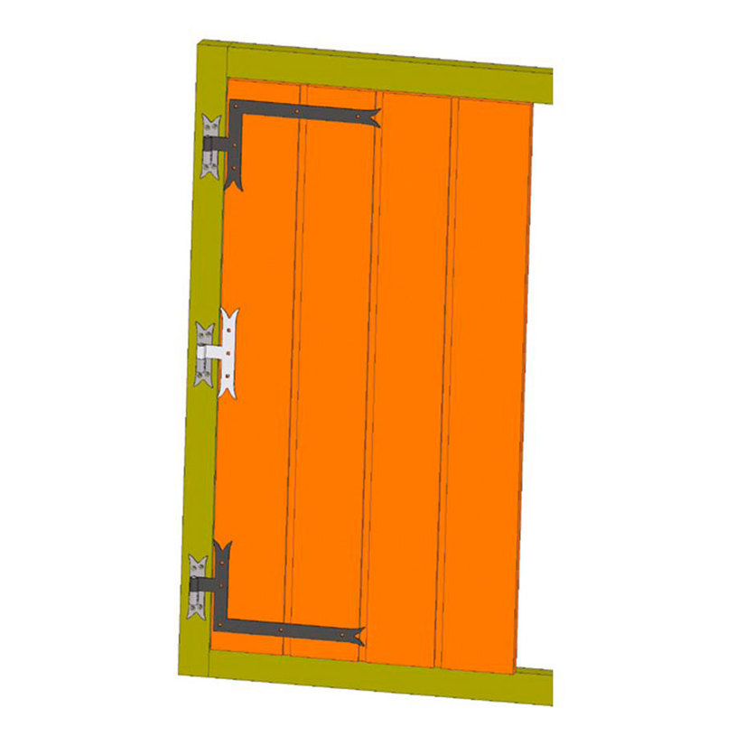 Панта ъглова мод.4000, лява, черно мат Панта ъглова мод.4000, лява, черно мат