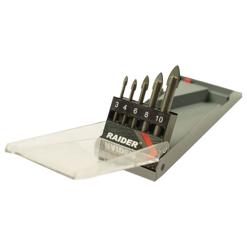 Свредла за стъкло 5 бр. Ф3, 4, 6, 8 и 10 Свредла за стъкло 5 бр. Ф3, 4, 6, 8 и 10