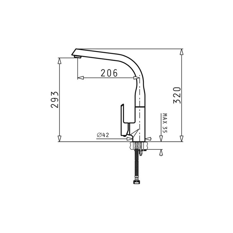 090926901 СМЕСИТЕЛ ЗА КУХНЯ MERCURIO ХР 090926901 СМЕСИТЕЛ ЗА КУХНЯ MERCURIO ХР