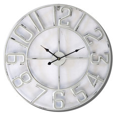 СТЕНЕН ЧАСОВНИК МЕТАЛ БЯЛ 60СМ СТЕНЕН ЧАСОВНИК МЕТАЛ БЯЛ 60СМ