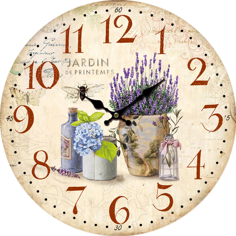 СТЕНЕН ЧАСОВНИК ФЛОРАЛ D 34СМ МИКС СТЕНЕН ЧАСОВНИК ФЛОРАЛ D 34СМ МИКС