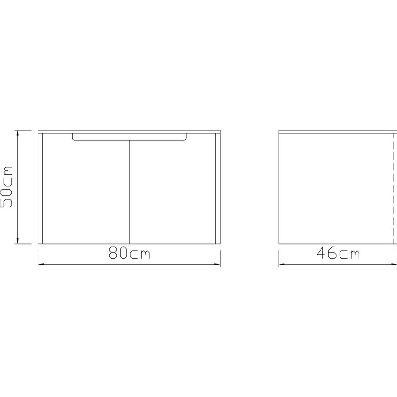НАОМИ ШКАФ С МИВКА 80CM@ НАОМИ ШКАФ С МИВКА 80CM@