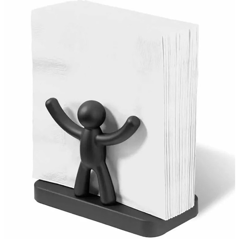 СТОЙКА ЗА САЛФЕТКИ "BUDDY" ЧЕРНА СТОЙКА ЗА САЛФЕТКИ "BUDDY" ЧЕРНА