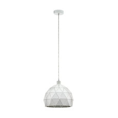 ПЕНДЕЛ ROCCAFORTE E27 БЯЛ Ф30CM^^^ ПЕНДЕЛ ROCCAFORTE E27 БЯЛ Ф30CM^^^