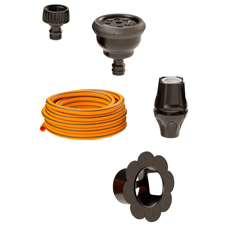 Ready-to-use kit with 3/4" tap connector