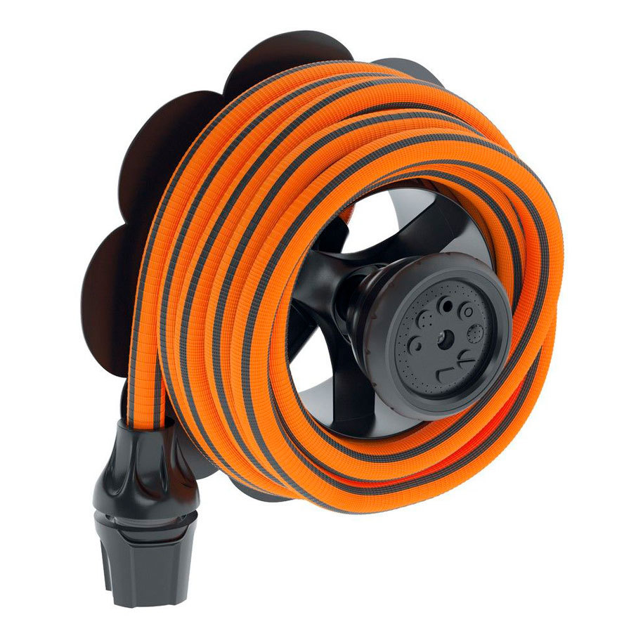 Six-jet spray nozzle for watering and cleaning