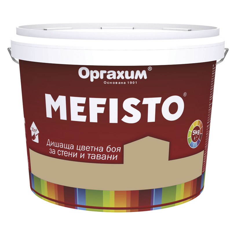 MEFISTO ИНТЕРИОРНА БОЯ ЦВЯТ КРЕМА 5 kg MEFISTO ИНТЕРИОРНА БОЯ ЦВЯТ КРЕМА 5 kg