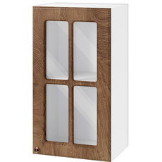 КУХНЕНСКИ ШКАФ ГОРЕН РЕД С ВИТРИНА ВРАТА И РАФТ IRIM 40X30X72 СМ КУХНЕНСКИ ШКАФ ГОРЕН РЕД С ВИТРИНА ВРАТА И РАФТ IRIM 40X30X72 СМ