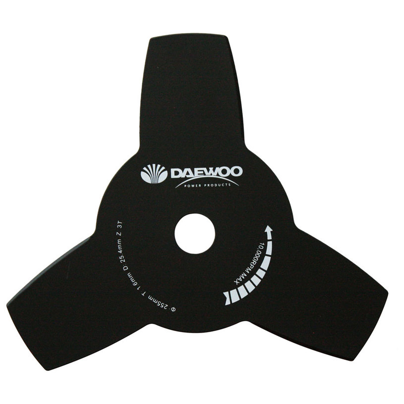 DAEWOO НОЖ ЗА МОТ.КОСА ТРИЛЪЧЕВ 255ММ DAEWOO НОЖ ЗА МОТ.КОСА ТРИЛЪЧЕВ 255ММ