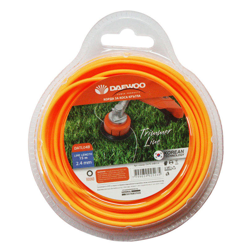DAEWOO КОРДА КРЪГЛА 15М Х 2.40 ММ DAEWOO КОРДА КРЪГЛА 15М Х 2.40 ММ