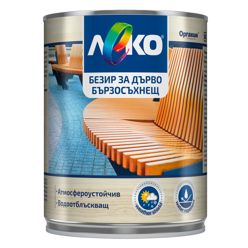 LEKO БЕЗИР ЗА ДЪРВО БЪРЗОСЪХНЕЩ 750 ml LEKO БЕЗИР ЗА ДЪРВО БЪРЗОСЪХНЕЩ 750 ml