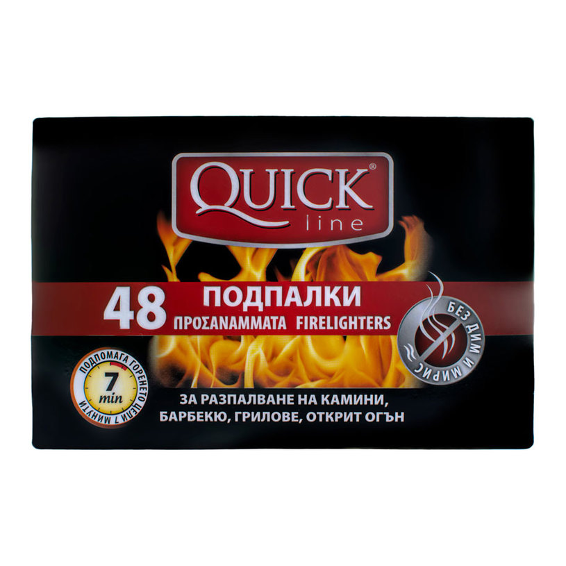 QUICK LINE СУХ СПИРТ ЗА ГОРЕНЕ 48БР QUICK LINE СУХ СПИРТ ЗА ГОРЕНЕ 48БР