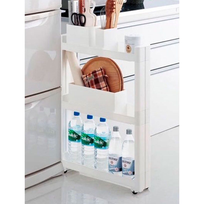 &ОРГАНАЙЗЕР СТЕЛАЖ 3 НИВА ПЛАСТМАСА БЯЛ &ОРГАНАЙЗЕР СТЕЛАЖ 3 НИВА ПЛАСТМАСА БЯЛ