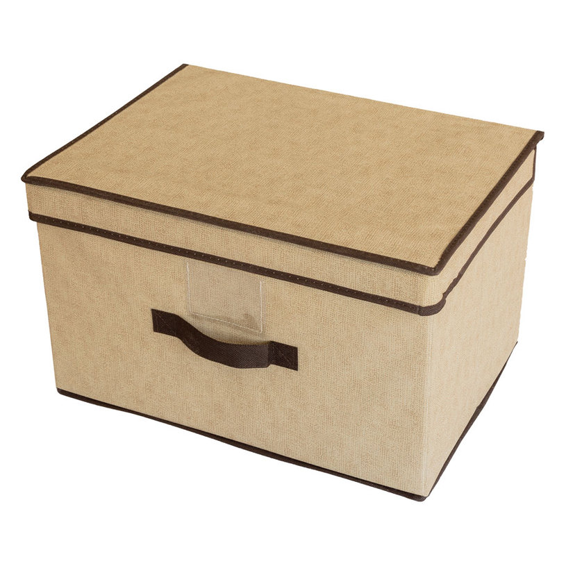 ТЕКСТИЛНА КУТИЯ С КАПАК 40Х30Х25 ТЕКСТИЛНА КУТИЯ С КАПАК 40Х30Х25