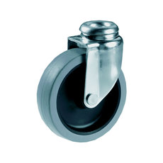ВЪРТЯЩО КОЛЕЛО С ОТВОР ЗА БОЛТ Ф 80 MM ВЪРТЯЩО КОЛЕЛО С ОТВОР ЗА БОЛТ Ф 80 MM