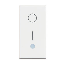 КЛЮЧ ДВУПОЛ. 1 МОД. 16А LED БЯЛ CLASSIA КЛЮЧ ДВУПОЛ. 1 МОД. 16А LED БЯЛ CLASSIA