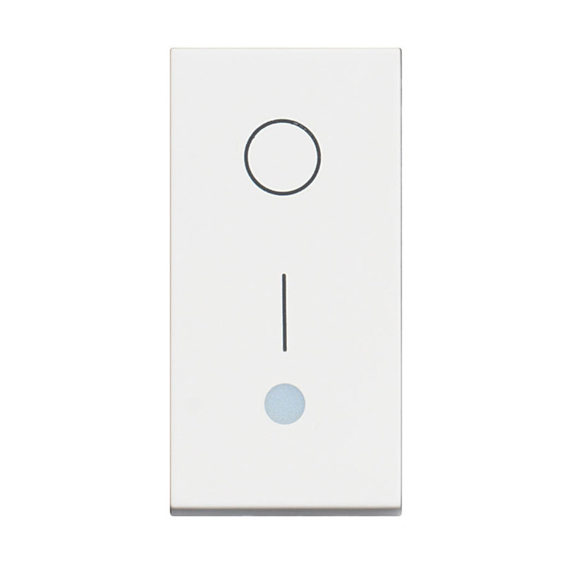 КЛЮЧ ДВУПОЛ. 1 МОД. 16А LED БЯЛ CLASSIA КЛЮЧ ДВУПОЛ. 1 МОД. 16А LED БЯЛ CLASSIA