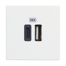 USB ТИП A И С 2 МОД. БЯЛ BTICINO CLASSIA USB ТИП A И С 2 МОД. БЯЛ BTICINO CLASSIA