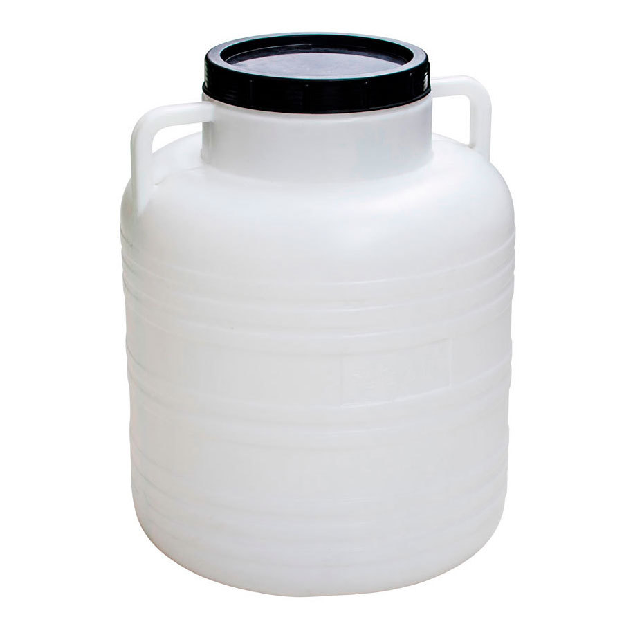 80 L Plastic Drum, White, Ø45 × H58 cm