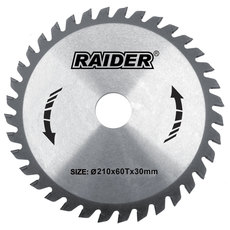 RAIDER Диск за циркуляр 210х60Tx30mm