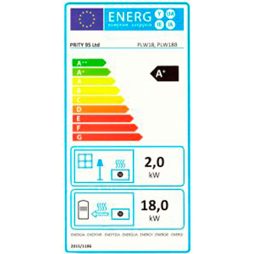 ПЕЛЕТНА КАМИНА PRITY PLW18B(19+1kW) в.р. ПЕЛЕТНА КАМИНА PRITY PLW18B(19+1kW) в.р.