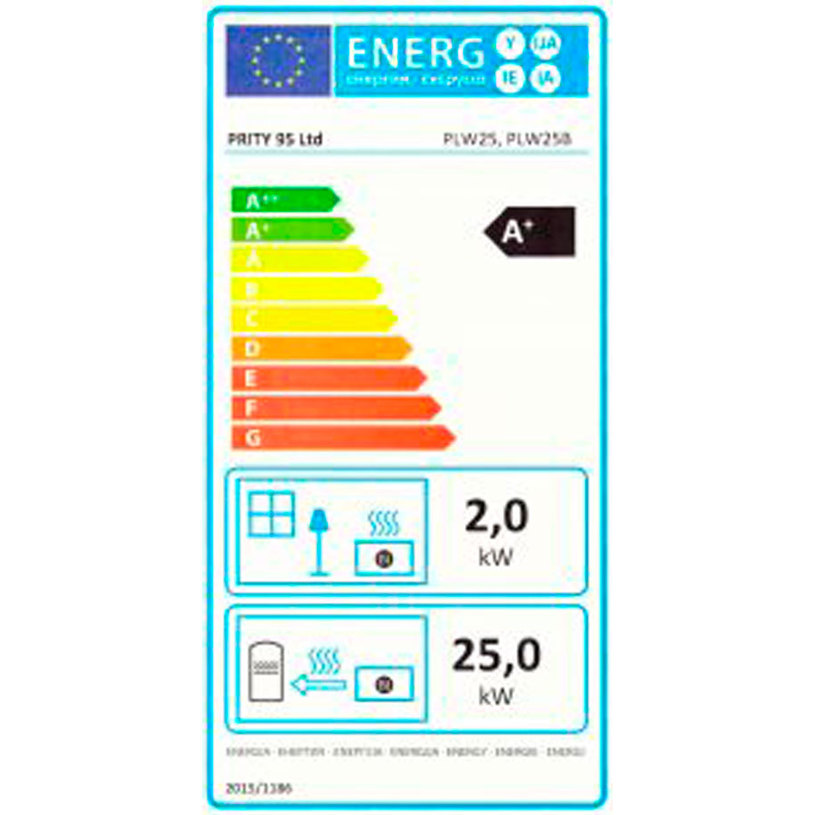 ПЕЛЕТНА КАМИНА PRITY PLW25B(26+1kW) в.р. ПЕЛЕТНА КАМИНА PRITY PLW25B(26+1kW) в.р.