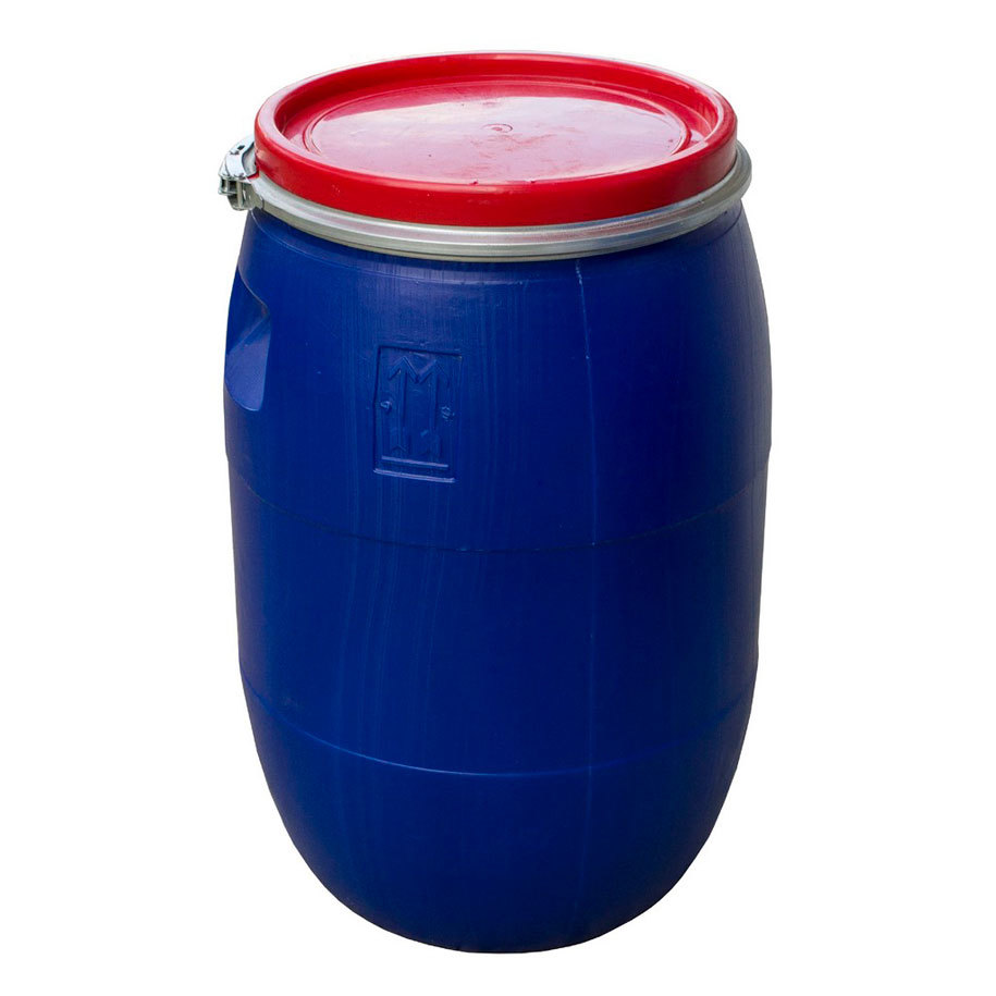 Plastic body that rinses clean